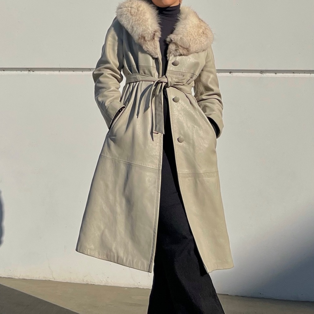 Vintage 1960s Grey Peter Caruso Coat